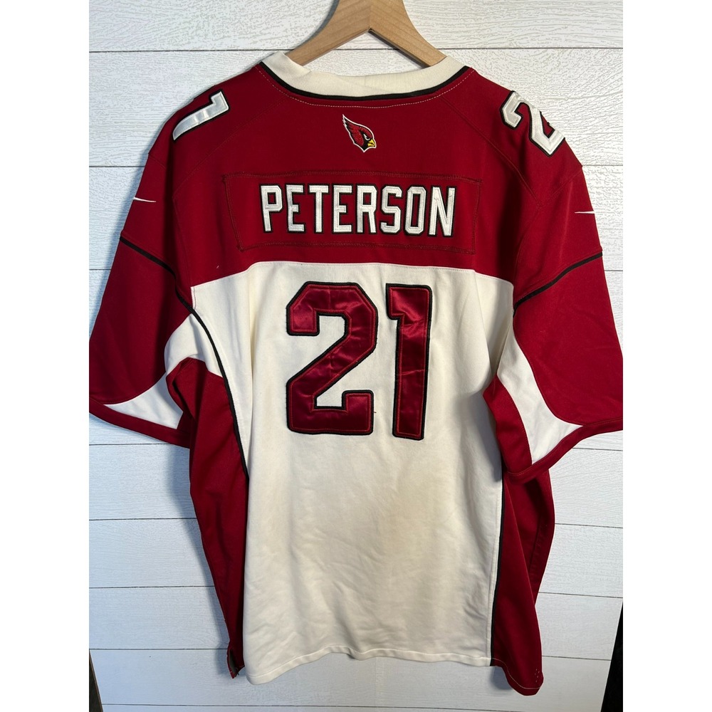 Nike On Field Arizona Cardinals Patrick Peterson Jersey Mens 3XL XXXL White 21